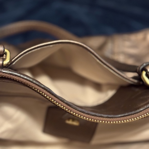 COACH F24607 PEYTON OP ART EMBOSSED DOUBLE ZIP CARRYALL HANDBAG - Picture 11 of 16